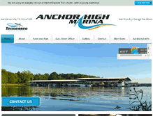 Tablet Screenshot of anchorhighmarina.net